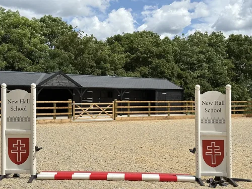 New Hall School Learn to Ride Project entrance