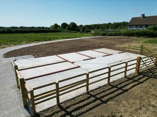 Stable and barn base
