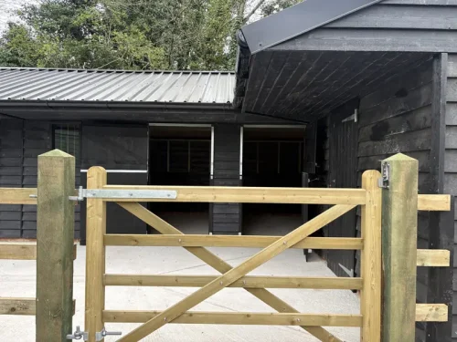 Front view of Stable block